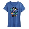 thumbnail image 1 of Disney - Mickey Mouse - Have A Nice Day - Women's Short Sleeve Graphic T-Shirt, 1 of 5