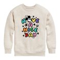thumbnail image 1 of Disney - Mickey Mouse - Have A Nice Day - Youth Crewneck Fleece Sweatshirt, 1 of 5