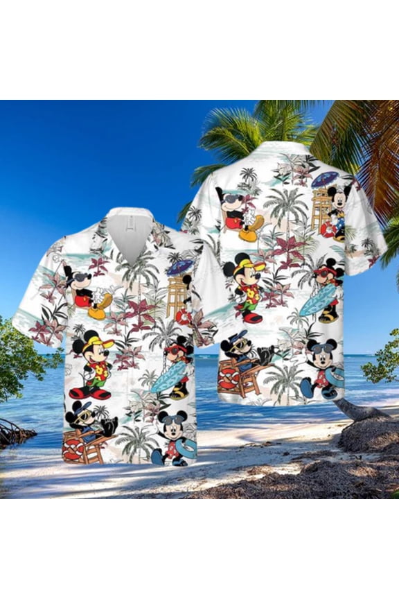 Disney Mickey Mouse Hawaiian Shirt