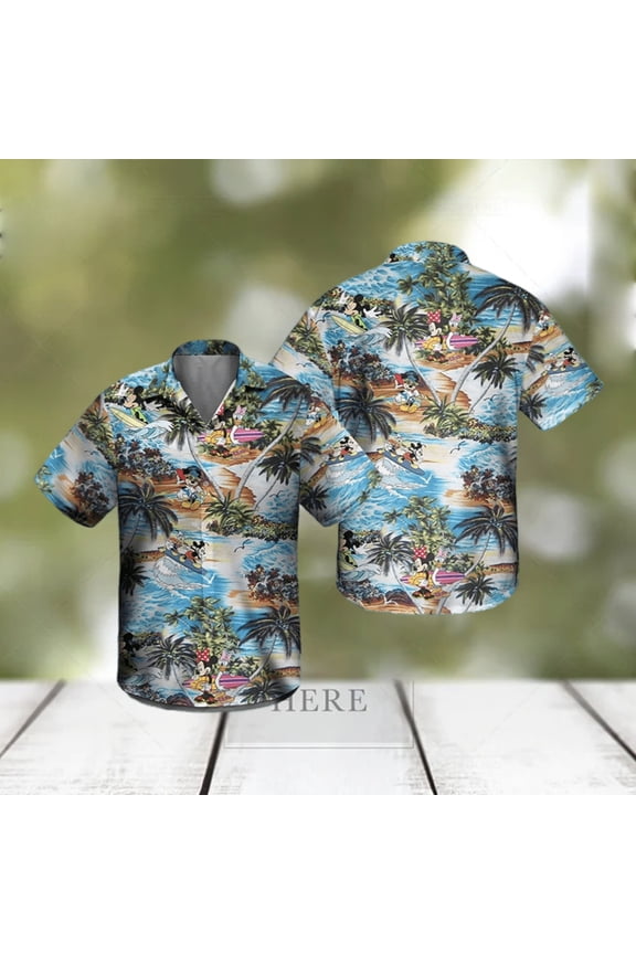 Disney Mickey Mouse Hawaiian T Shirt Hot Items For Summer For Men Women