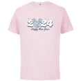 thumbnail image 1 of Disney Mickey Mouse Head Disco Ball Happy New Year 2024 - Short Sleeve Cotton T-Shirt for Adults - Customized-Soft Pink, 1 of 5