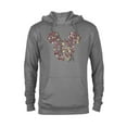 thumbnail image 1 of Disney Mickey Mouse Head Filled with Love Valentine’s Day - Pullover Hoodie for Adults - Customized-Athletic Heather, 1 of 5