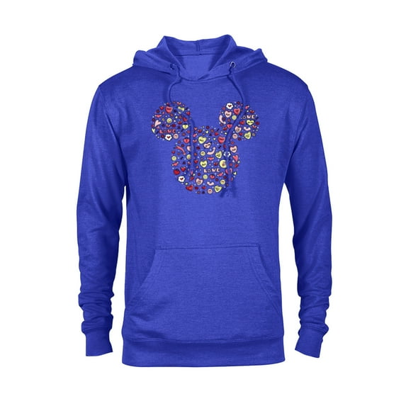 Disney Mickey Mouse Head Filled with Love Valentine’s Day - Pullover Hoodie for Adults - Customized-Royal