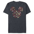 thumbnail image 1 of Disney Mickey Mouse Head Filled with Love Valentine’s Day - Short Sleeve Blended T-Shirt for Adults - Customized-Navy Heather, 1 of 5