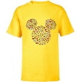 thumbnail image 1 of Disney Mickey Mouse Head Filled with Love Valentine’s Day - Short Sleeve T-Shirt for Kids - Customized-Yellow, 1 of 5