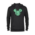 thumbnail image 1 of Disney Mickey Mouse Head Four-Leaf Clovers St Patrick’s Day - Pullover Hoodie for Adults - Customized-Black, 1 of 5