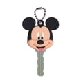 thumbnail image 1 of Disney Mickey Mouse Head Rubber Lightweight Keychain, 1 of 6