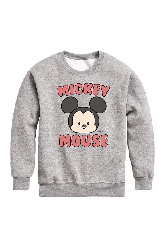 - Mickey Mouse Head - Toddler & Youth Crewneck Fleece Sweatshirt