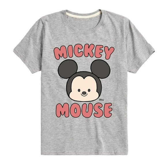 Disney - Mickey Mouse Head - Toddler & Youth Short Sleeve Graphic T-Shirt