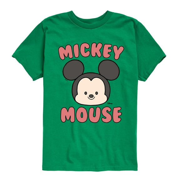 Disney - Mickey Mouse Head - Toddler & Youth Short Sleeve Graphic T-Shirt