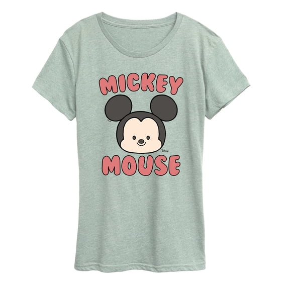 Disney - Mickey Mouse Head - Women's Short Sleeve Graphic T-Shirt