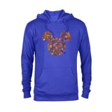 Disney Mickey Mouse Head and Ears Icon Fall Leaves - Pullover Hoodie ...