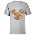 thumbnail image 1 of Disney Mickey Mouse Head and Ears Icon Fall Leaves - Short Sleeve T-Shirt for Kids - Customized-Athletic Heather, 1 of 5
