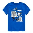 thumbnail image 1 of Disney - Mickey Mouse - Head in the Clouds - Overlooking the City - Youth Short Sleeve Graphic T-Shirt, 1 of 5