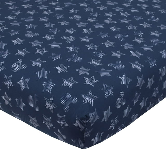 Disney Mickey Mouse Hello World Star/Icon 100% Cotton Fitted Crib Sheet ...