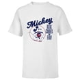 thumbnail image 1 of Disney Mickey Mouse Here Comes the Fun Retro Vintage - Short Sleeve T-Shirt for Kids - Customized-White, 1 of 5