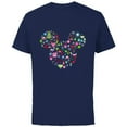 thumbnail image 1 of Disney Mickey Mouse Holiday Celebration - Short Sleeve Cotton T-Shirt for Adults - Customized-Navy, 1 of 5