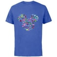 thumbnail image 1 of Disney Mickey Mouse Holiday Celebration - Short Sleeve Cotton T-Shirt for Adults - Customized-Royal Heather, 1 of 5