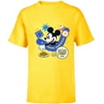 thumbnail image 1 of Disney Mickey Mouse Holiday Happy Hanukkah Shine Bright - Short Sleeve T-Shirt for Kids - Customized-Yellow, 1 of 5