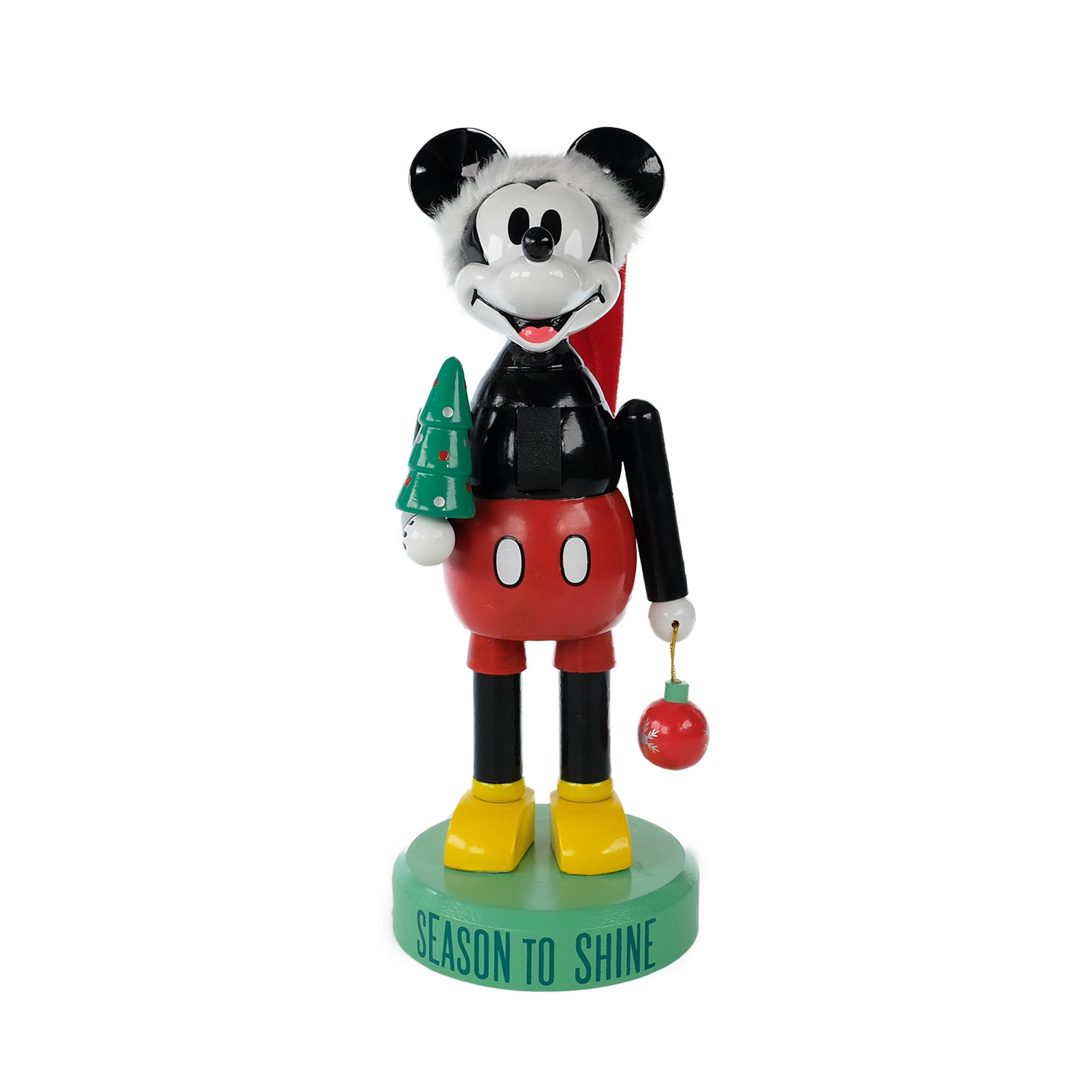 Disney, Mickey Mouse Holiday Nutcracker, 11 Inches Tall, Red
