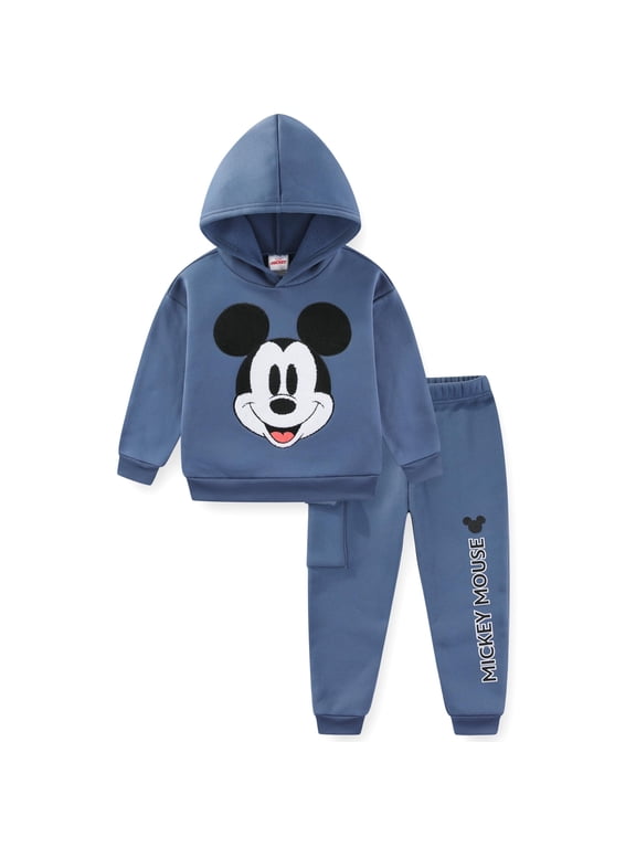Mickey Mouse Hoodie and Pants Set (Boys), 2 Piece Set, Sizes 3T-7