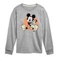 thumbnail image 1 of Disney - Mickey Mouse Hugs His Puppy - Youth Long Sleeve Graphic T-Shirt, 1 of 5