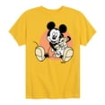 thumbnail image 1 of Disney - Mickey Mouse Hugs His Puppy - Youth Short Sleeve Graphic T-Shirt, 1 of 5