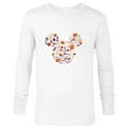 thumbnail image 1 of Disney Mickey Mouse Icon Candy and Pumpkins Halloween - Long Sleeve T-Shirt for Men - Customized-White, 1 of 5