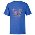 thumbnail image 1 of Disney Mickey Mouse Icon Candy and Pumpkins Halloween - Short Sleeve T-Shirt for Kids - Customized-Royal, 1 of 5