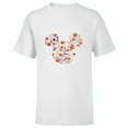 thumbnail image 1 of Disney Mickey Mouse Icon Candy and Pumpkins Halloween - Short Sleeve T-Shirt for Kids - Customized-White, 1 of 5