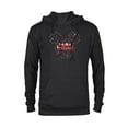 thumbnail image 1 of Disney Mickey Mouse Icon Christmas Lights Happy Holidays - Pullover Hoodie for Adults - Customized-Black, 1 of 5