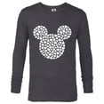 thumbnail image 1 of Disney Mickey Mouse Icon Filled with Hearts - Long Sleeve T-Shirt for Men - Customized-Charcoal Heather, 1 of 5