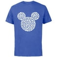 thumbnail image 1 of Disney Mickey Mouse Icon Filled with Hearts - Short Sleeve Cotton T-Shirt for Adults - Customized-Royal Heather, 1 of 5