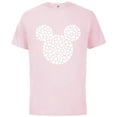 thumbnail image 1 of Disney Mickey Mouse Icon Filled with Hearts - Short Sleeve Cotton T-Shirt for Adults - Customized-Soft Pink, 1 of 5