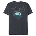 thumbnail image 1 of Disney Mickey Mouse Icon Fireworks Vacation Family Trip 2024 - Short Sleeve Blended T-Shirt for Adults - Customized-Navy Heather, 1 of 5