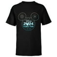thumbnail image 1 of Disney Mickey Mouse Icon Fireworks Vacation Family Trip 2024 - Short Sleeve T-Shirt for Kids - Customized-Black, 1 of 5