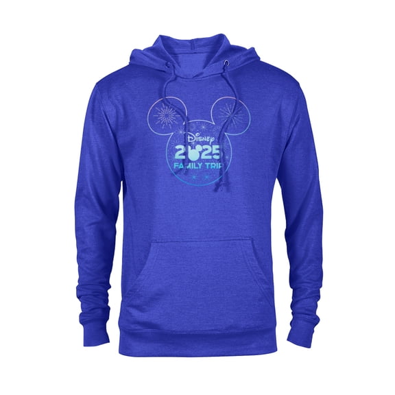 Disney Mickey Mouse Icon Fireworks Vacation Family Trip 2025 - Pullover Hoodie for Adults - Customized-Royal