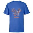 thumbnail image 1 of Disney Mickey Mouse Icon Halloween Brother - Short Sleeve T-Shirt for Kids - Customized-Royal, 1 of 5
