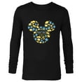 thumbnail image 1 of Disney Mickey Mouse Icon Hanukkah Chanukah Dreidel Menorah - Long Sleeve T-Shirt for Men – Customized-Black, 1 of 5