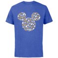 thumbnail image 1 of Disney Mickey Mouse Icon Holiday Cheer - Short Sleeve Cotton T-Shirt for Adults - Customized-Royal Heather, 1 of 5