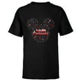 thumbnail image 1 of Disney Mickey Mouse Icon Holiday Lights Merry Christmas - Short Sleeve T-Shirt for Kids - Customized-Black, 1 of 5