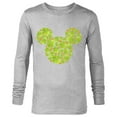 thumbnail image 1 of Disney Mickey Mouse Icon Lucky Shamrock St. Patrick’s Day - Long Sleeve T-Shirt for Men - Customized-Athletic Heather, 1 of 5