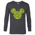 thumbnail image 1 of Disney Mickey Mouse Icon Lucky Shamrock St. Patrick’s Day - Long Sleeve T-Shirt for Men - Customized-Charcoal Heather, 1 of 5