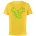 thumbnail image 1 of Disney Mickey Mouse Icon Lucky Shamrock St. Patrick’s Day - Short Sleeve Cotton T-Shirt for Adults - Customized-Yellow, 1 of 5