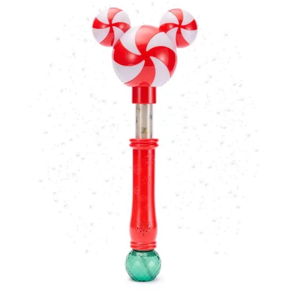 Disney Mickey Mouse Icon Peppermint Swirl Holiday Scented Bubble Wand