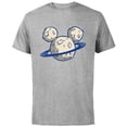 thumbnail image 1 of Disney Mickey Mouse Icon Planetary - Short Sleeve Cotton T-Shirt for Adults - Customized-Athletic Heather, 1 of 5