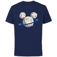 thumbnail image 1 of Disney Mickey Mouse Icon Planetary - Short Sleeve Cotton T-Shirt for Adults - Customized-Navy, 1 of 5
