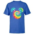 thumbnail image 1 of Disney Mickey Mouse Icon Rainbow Tie-Dye  - Short Sleeve T-Shirt for Kids- Customized-Royal, 1 of 5