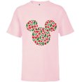 thumbnail image 1 of Disney Mickey Mouse Icon Red and Green Holiday - Short Sleeve T-Shirt for Kids - Customized-Soft Pink, 1 of 5