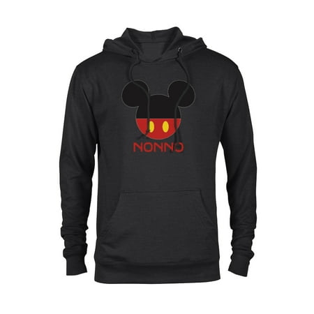 Disney Mickey Mouse Icon Shorts Nonno La Festa del Papà - Pullover Hoodie for Adults - Customized-Black